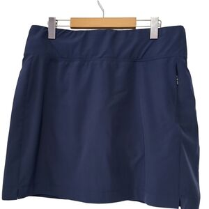 Cloudveil Blue 4 Way Stretch Tennis Skort Side Zip Pockets Size L